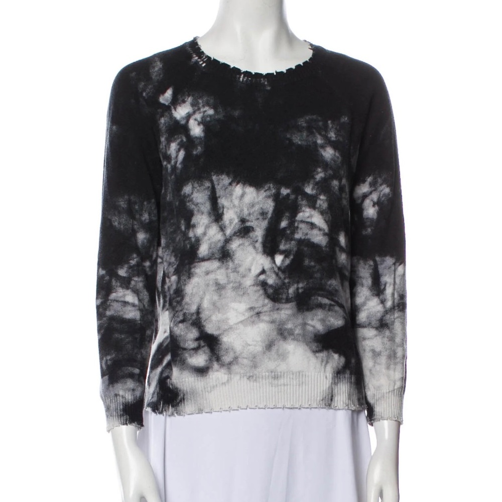Minnie Rose tie dye distressed sweater